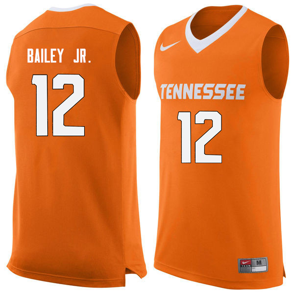 Men #12 Victor Bailey Jr. Tennessee Volunteers College Basketball Jerseys Sale-Orange